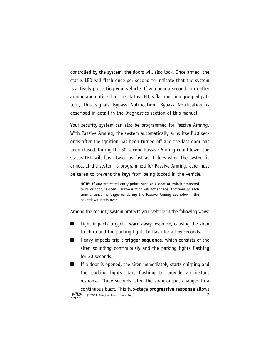 Directed Electronics Avital 2300 User Manual | Page 11 / 25