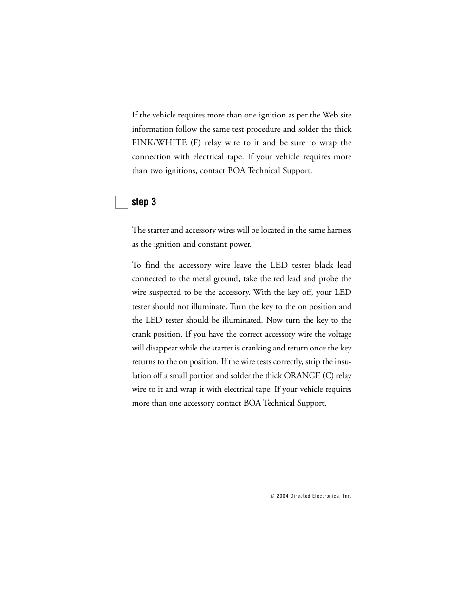 Directed Electronics BOA 165B User Manual | Page 17 / 43