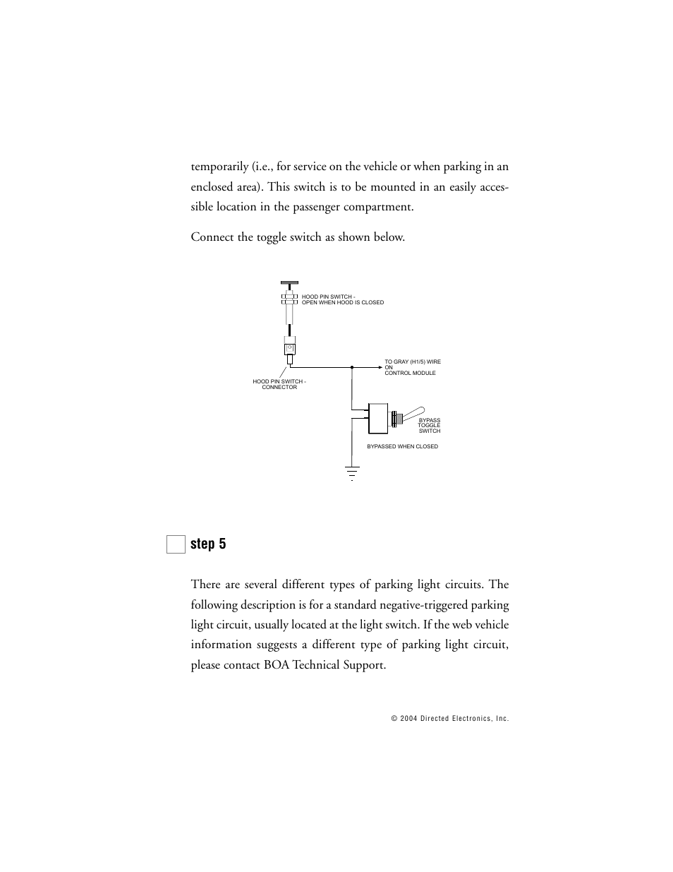 Step 5 | Directed Electronics BOA 165B User Manual | Page 21 / 43