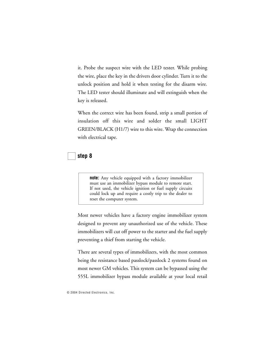 Directed Electronics BOA 165B User Manual | Page 26 / 43