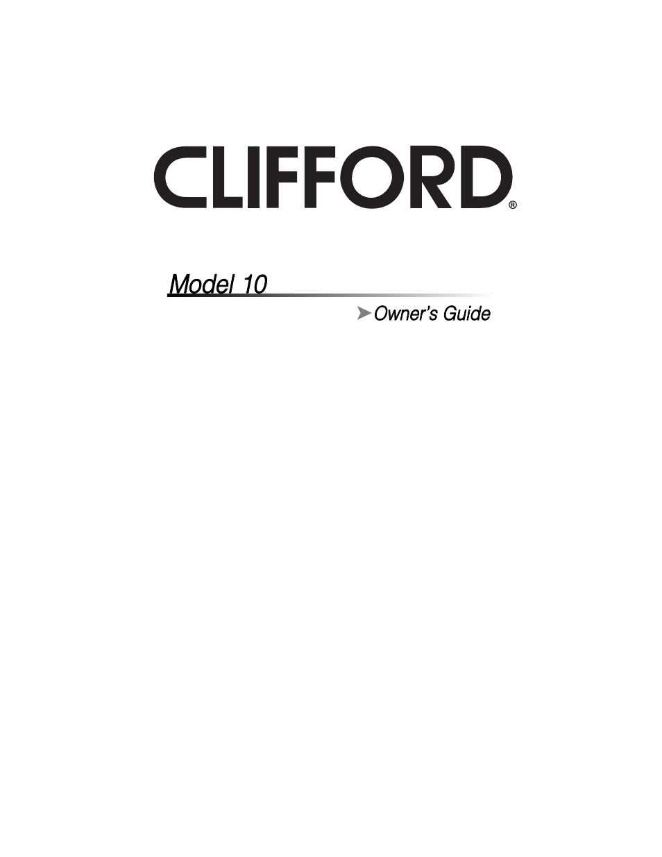Directed Electronics 10 User Manual | 45 pages