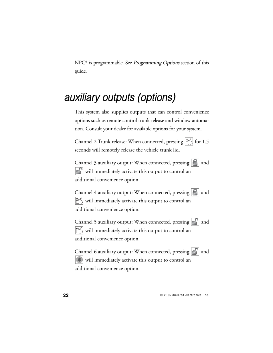 Directed Electronics 10 User Manual | Page 21 / 45