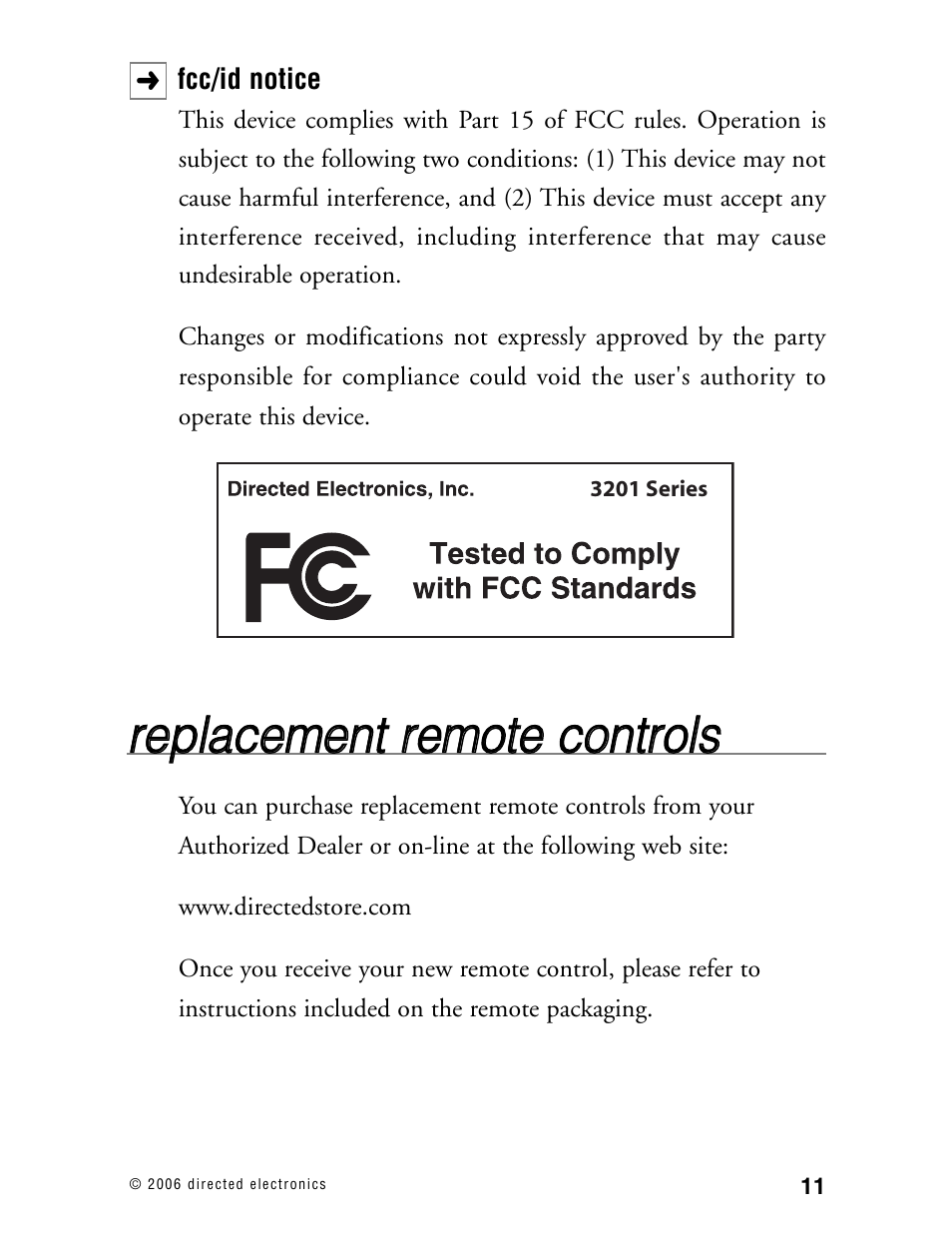 Directed Electronics 12.2X User Manual | Page 10 / 53