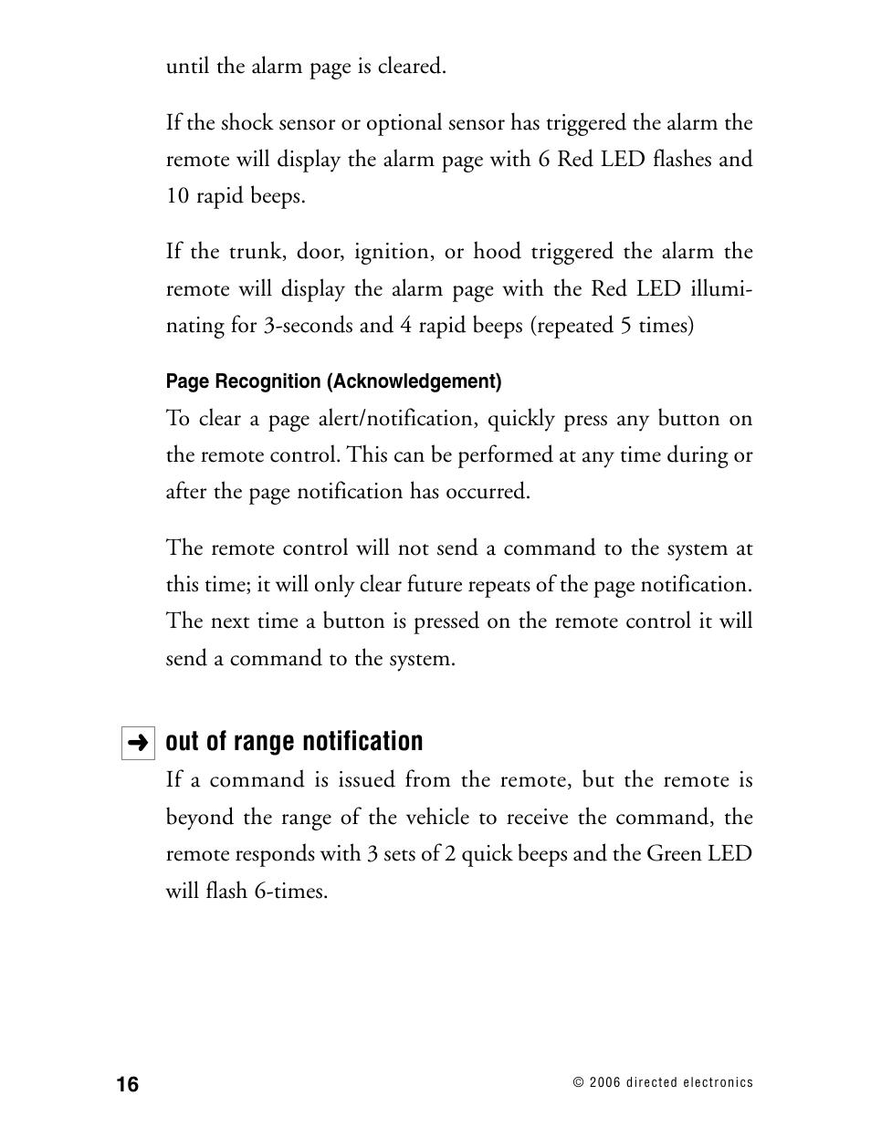 Directed Electronics 12.2X User Manual | Page 15 / 53