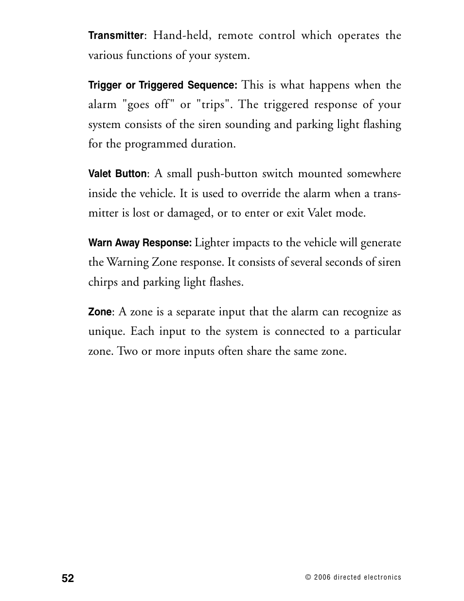 Directed Electronics 12.2X User Manual | Page 51 / 53