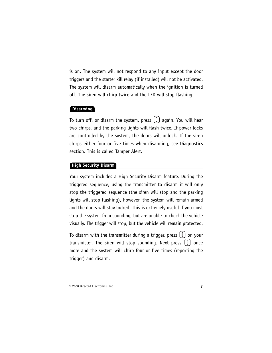 Directed Electronics 732T User Manual | Page 10 / 25
