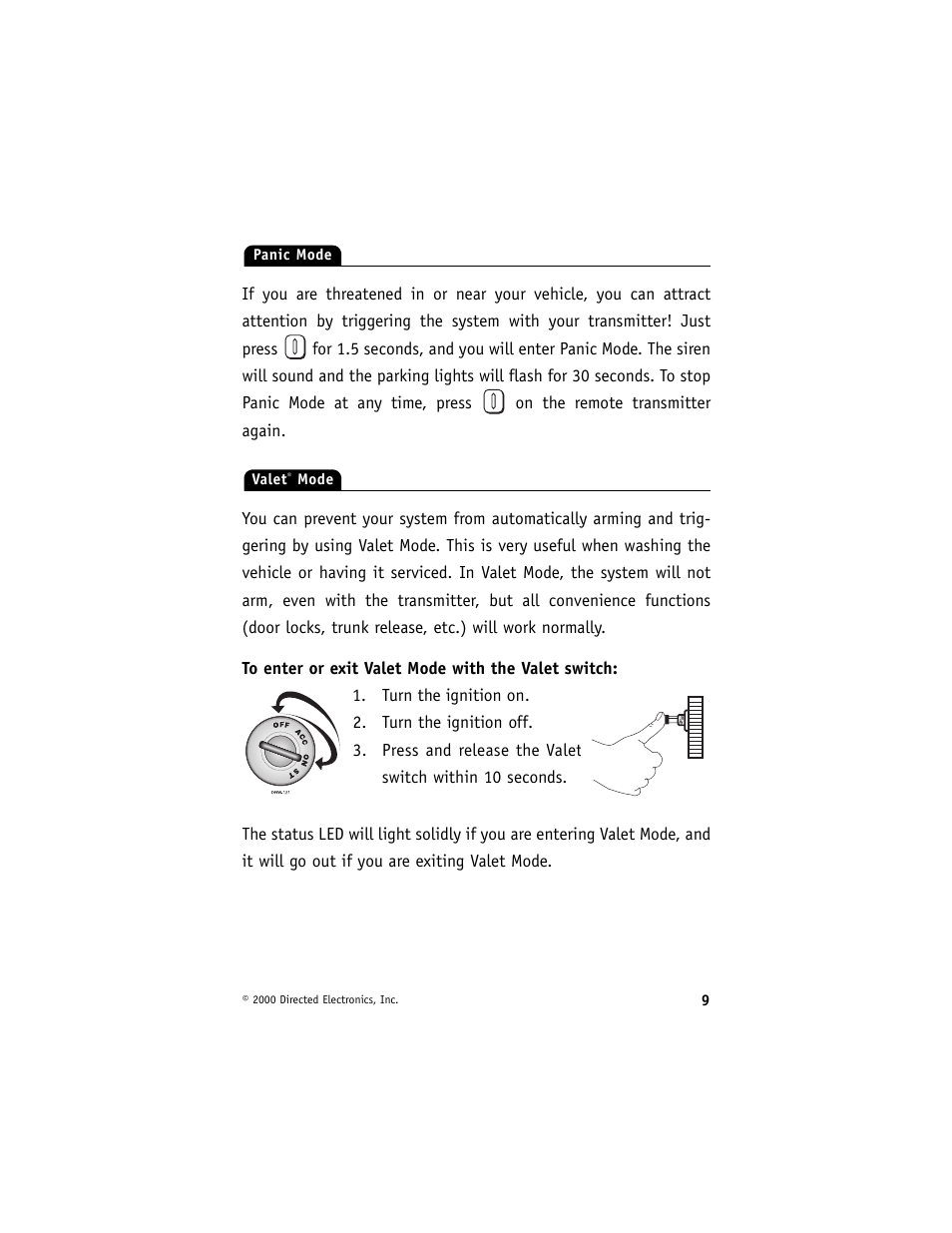 Directed Electronics 732T User Manual | Page 12 / 25