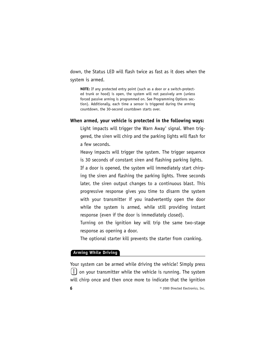 Directed Electronics 732T User Manual | Page 9 / 25