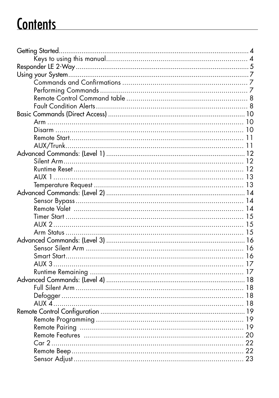 Directed Electronics PYTHON 872 User Manual | Page 4 / 53