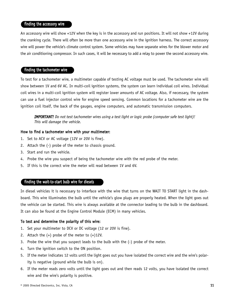 Directed Electronics Hornet 564T User Manual | Page 11 / 56