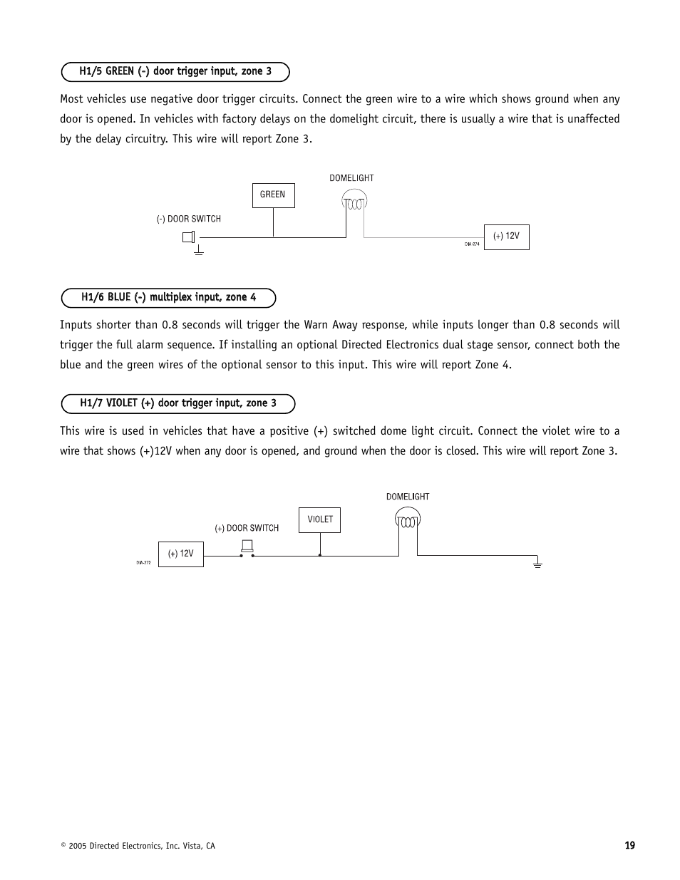 Directed Electronics Hornet 564T User Manual | Page 19 / 56