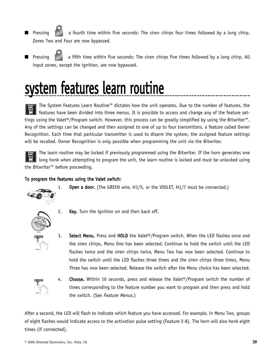 Directed Electronics Hornet 564T User Manual | Page 39 / 56