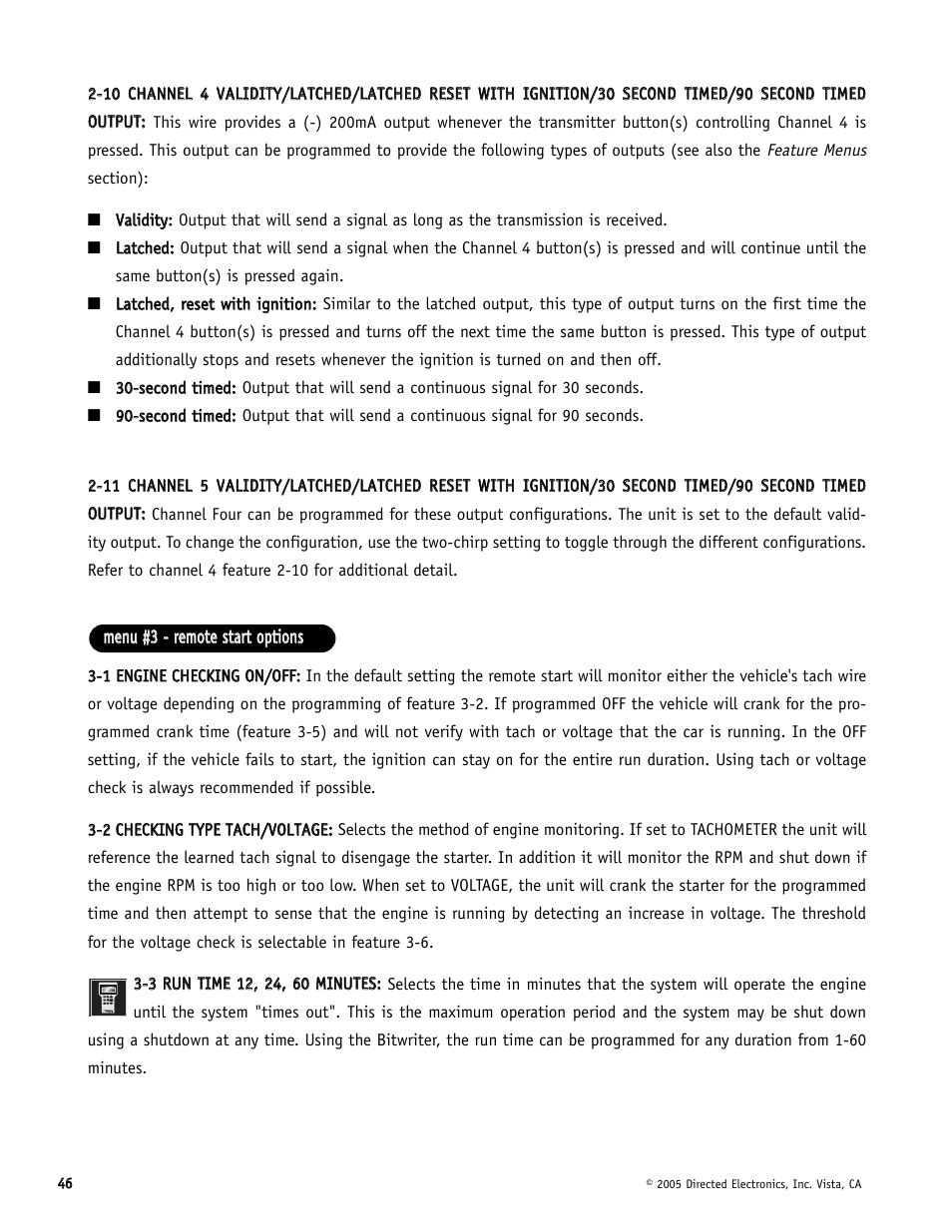Directed Electronics Hornet 564T User Manual | Page 46 / 56