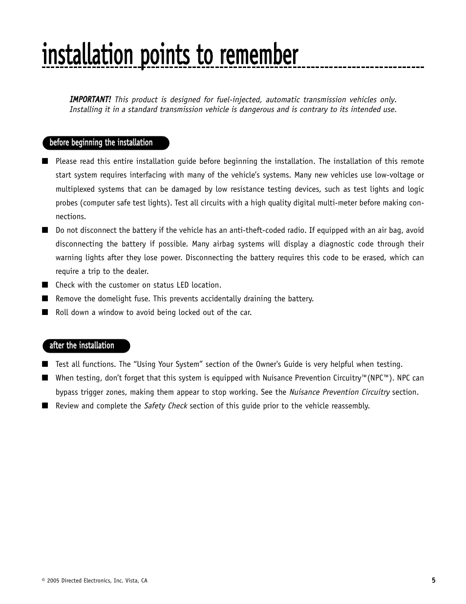 Directed Electronics Hornet 564T User Manual | Page 5 / 56