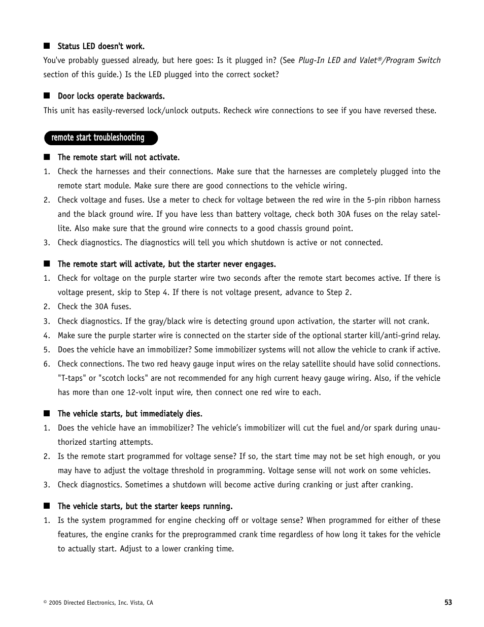 Directed Electronics Hornet 564T User Manual | Page 53 / 56