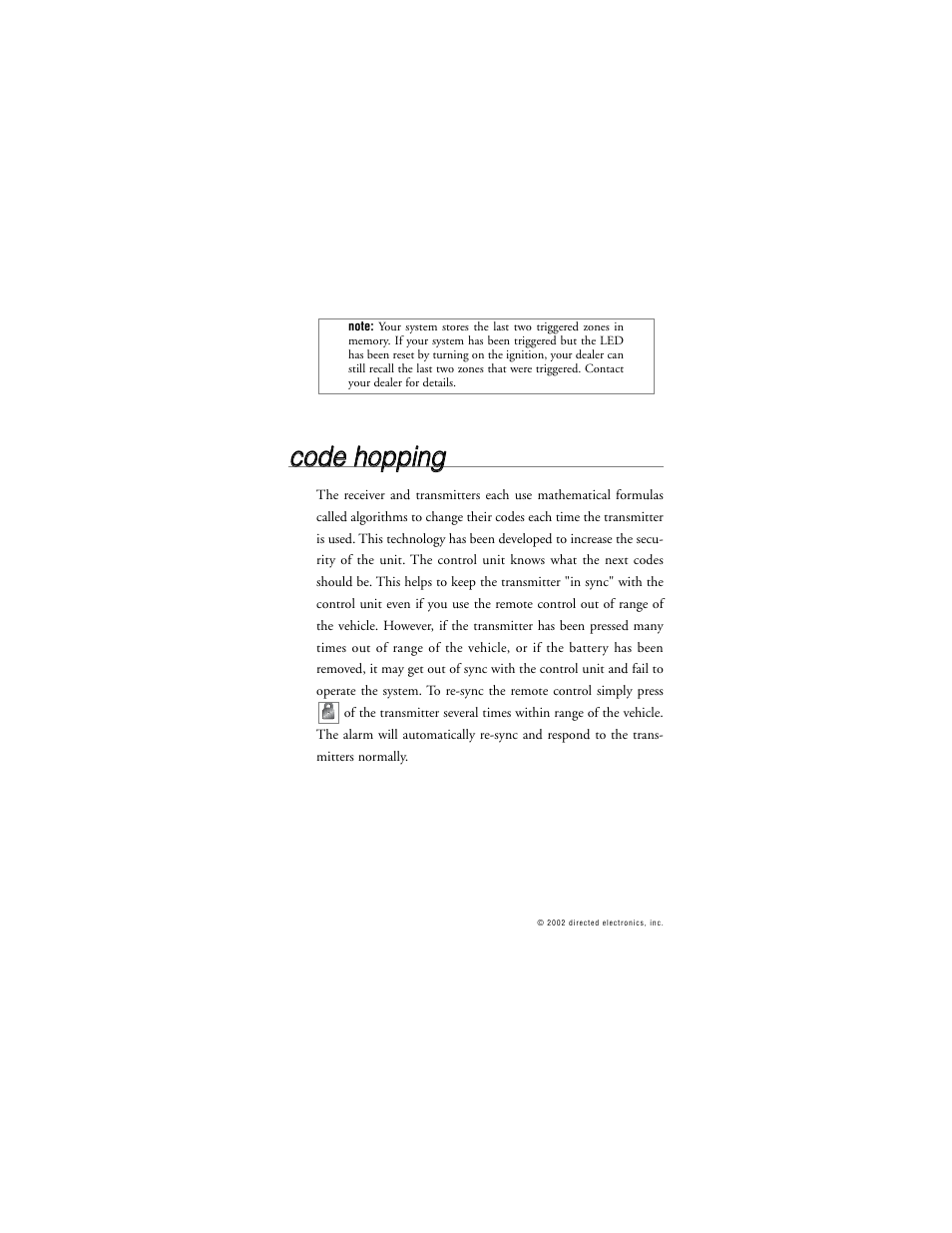 Cco od de e h ho op pp piin ng g | Directed Electronics G436S 5220XS User Manual | Page 21 / 38