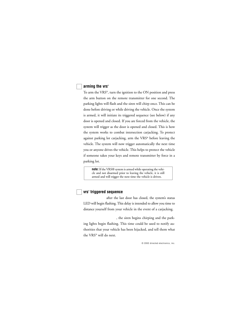 Directed Electronics G436S 5220XS User Manual | Page 29 / 38