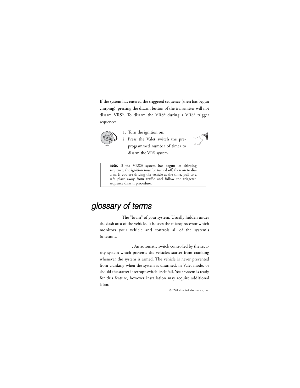 Directed Electronics G436S 5220XS User Manual | Page 31 / 38