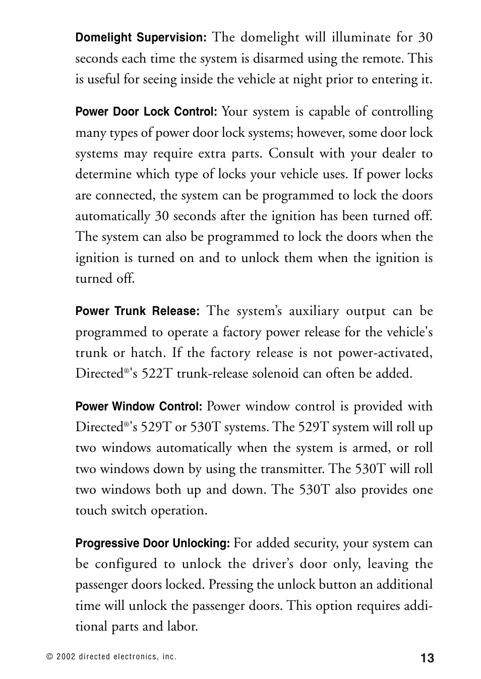 Directed Electronics 440HP User Manual | Page 17 / 19