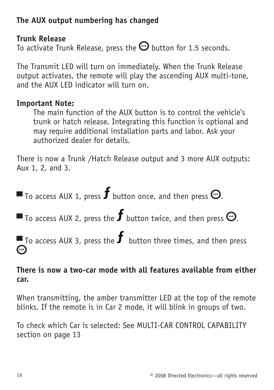 Directed Electronics VIPER 5701 User Manual | Page 24 / 56