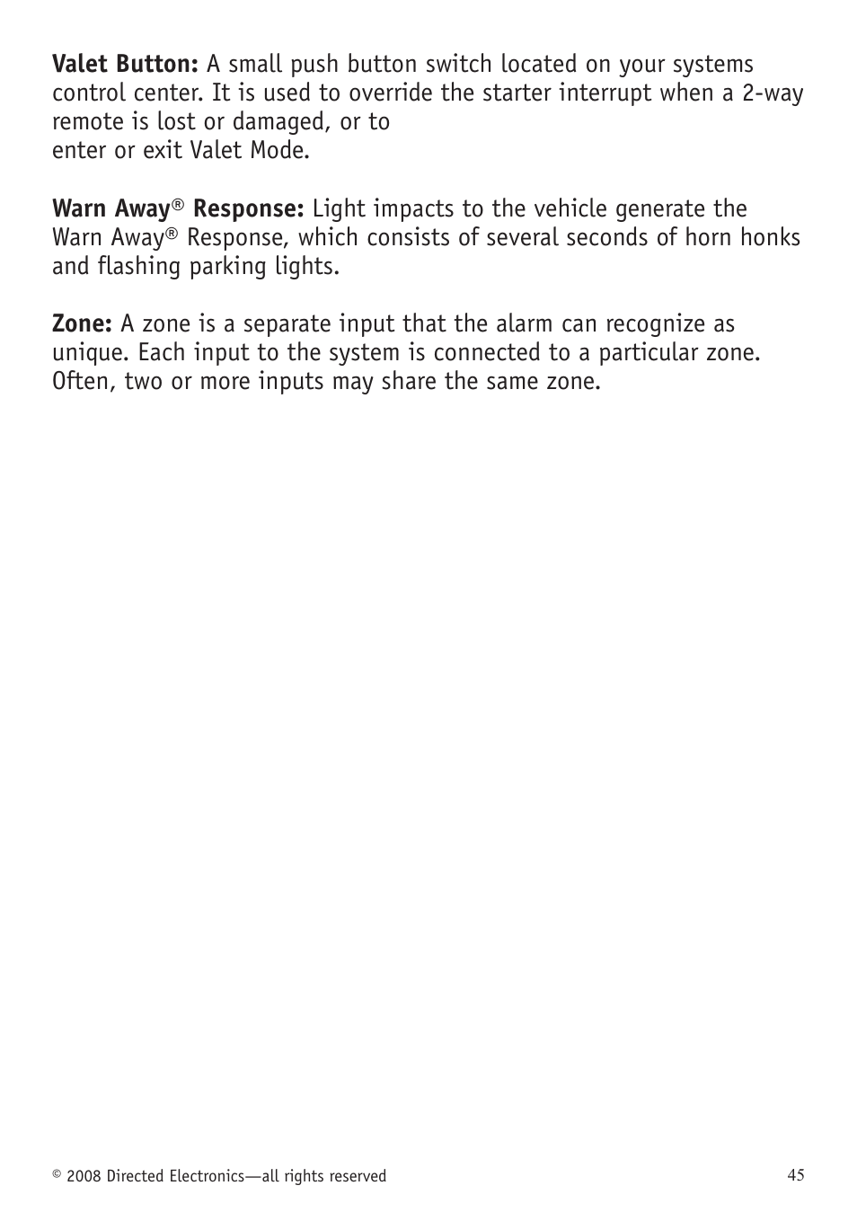 Directed Electronics VIPER 5701 User Manual | Page 51 / 56