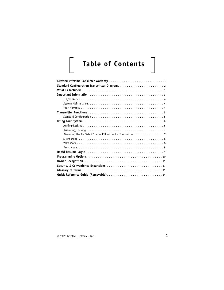 Directed Electronics 3000ESP User Manual | Page 5 / 20