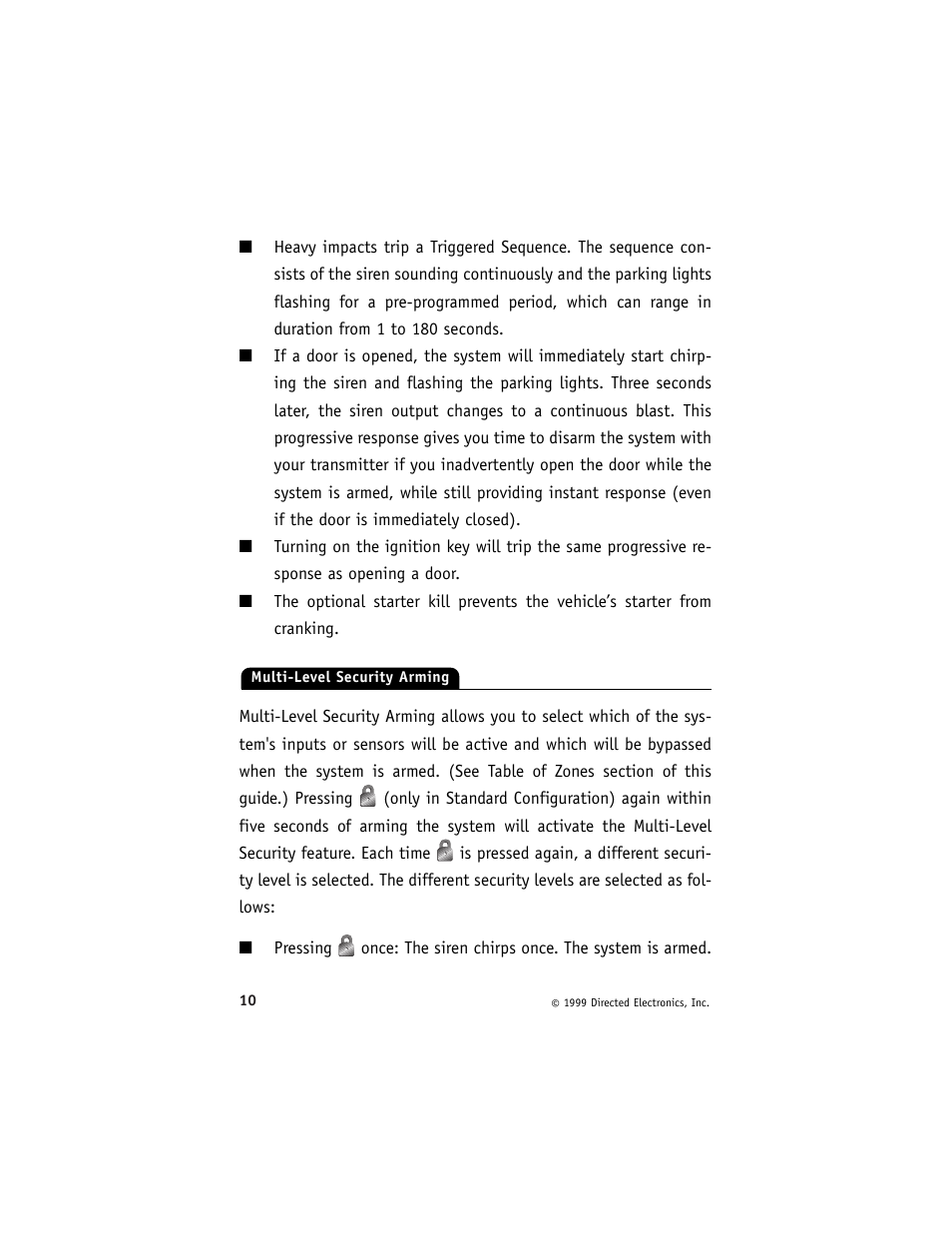 Directed Electronics 1500ESP User Manual | Page 13 / 37