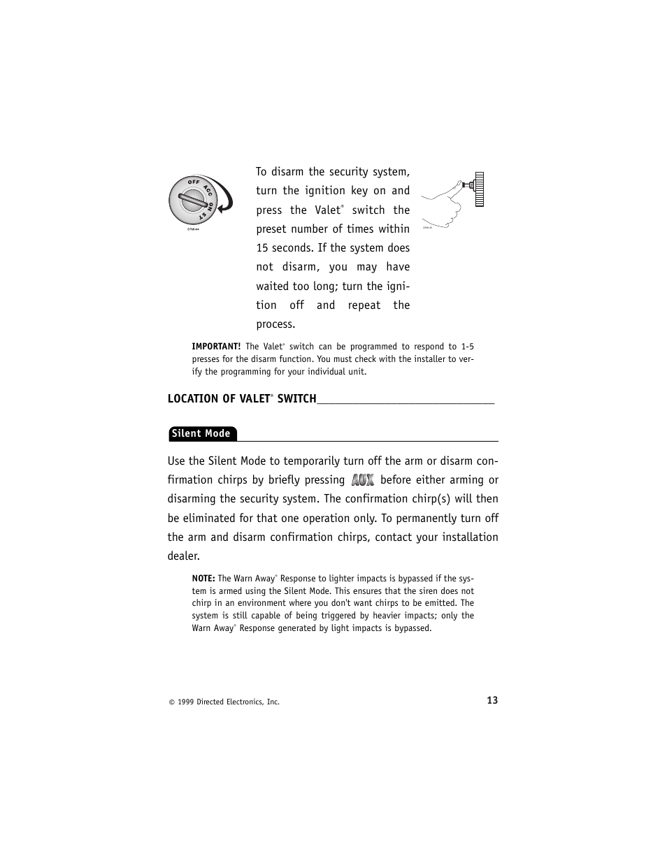 Directed Electronics 1500ESP User Manual | Page 16 / 37