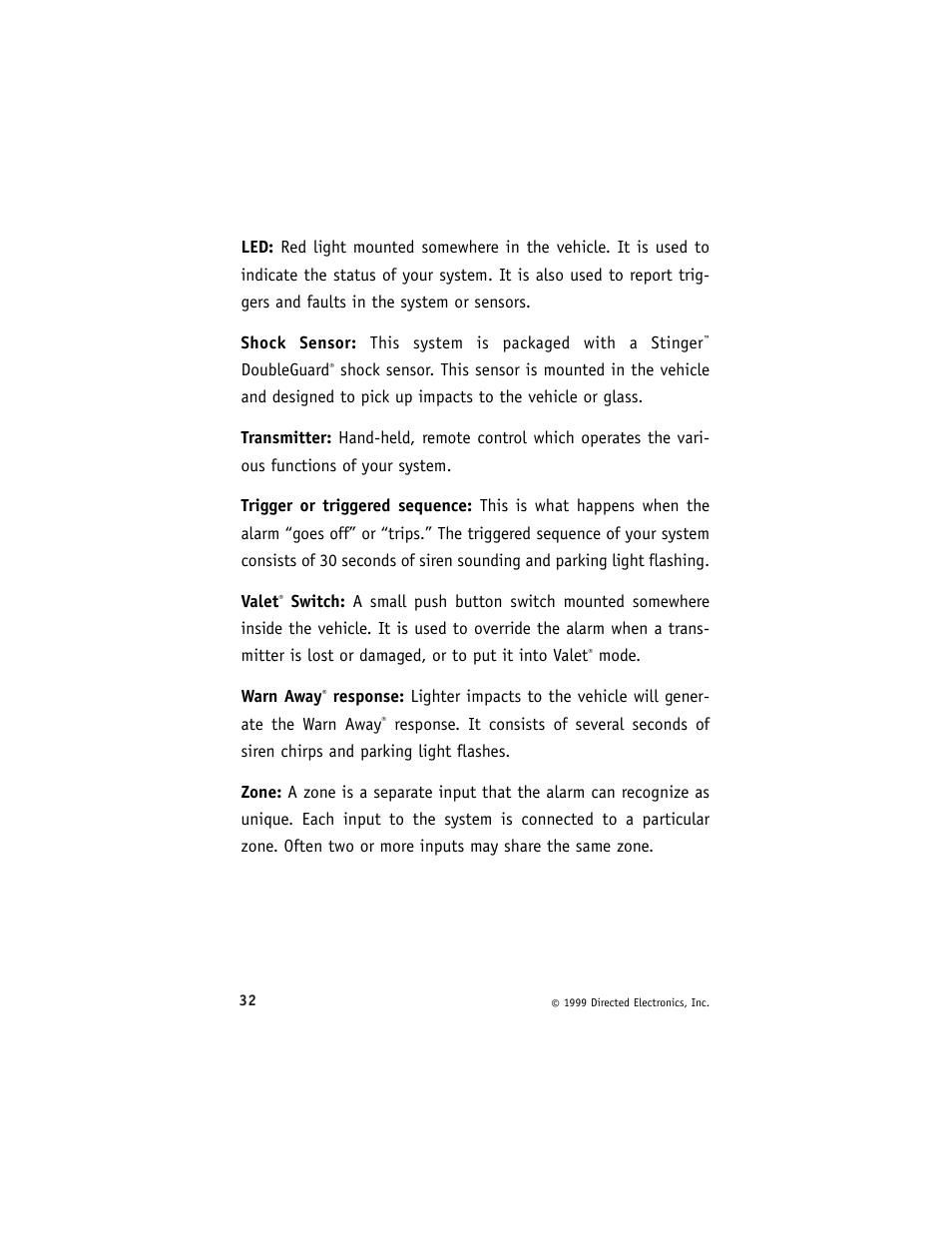 Directed Electronics 1500ESP User Manual | Page 35 / 37