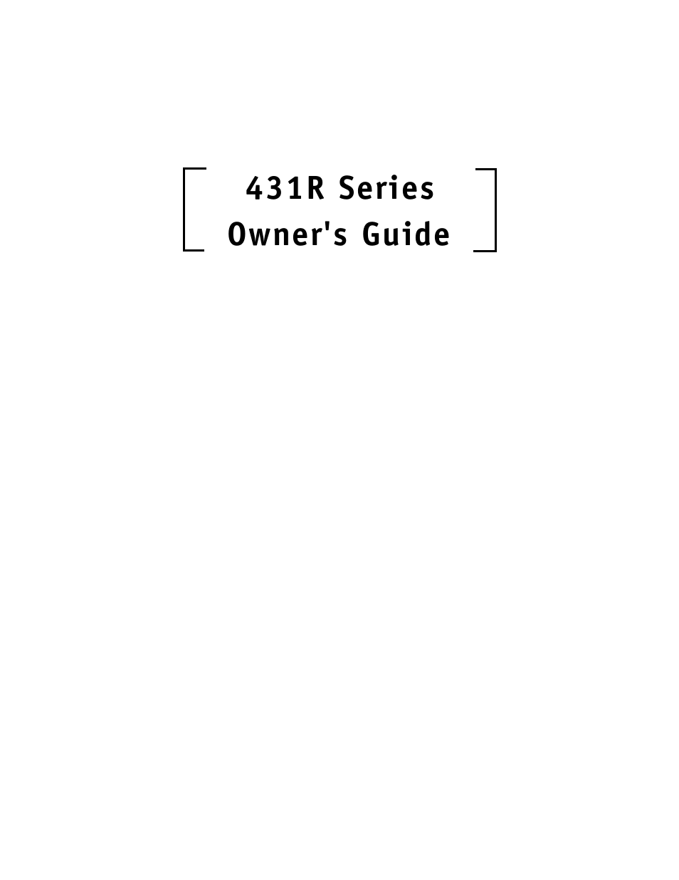 Directed Electronics 431R User Manual | 28 pages