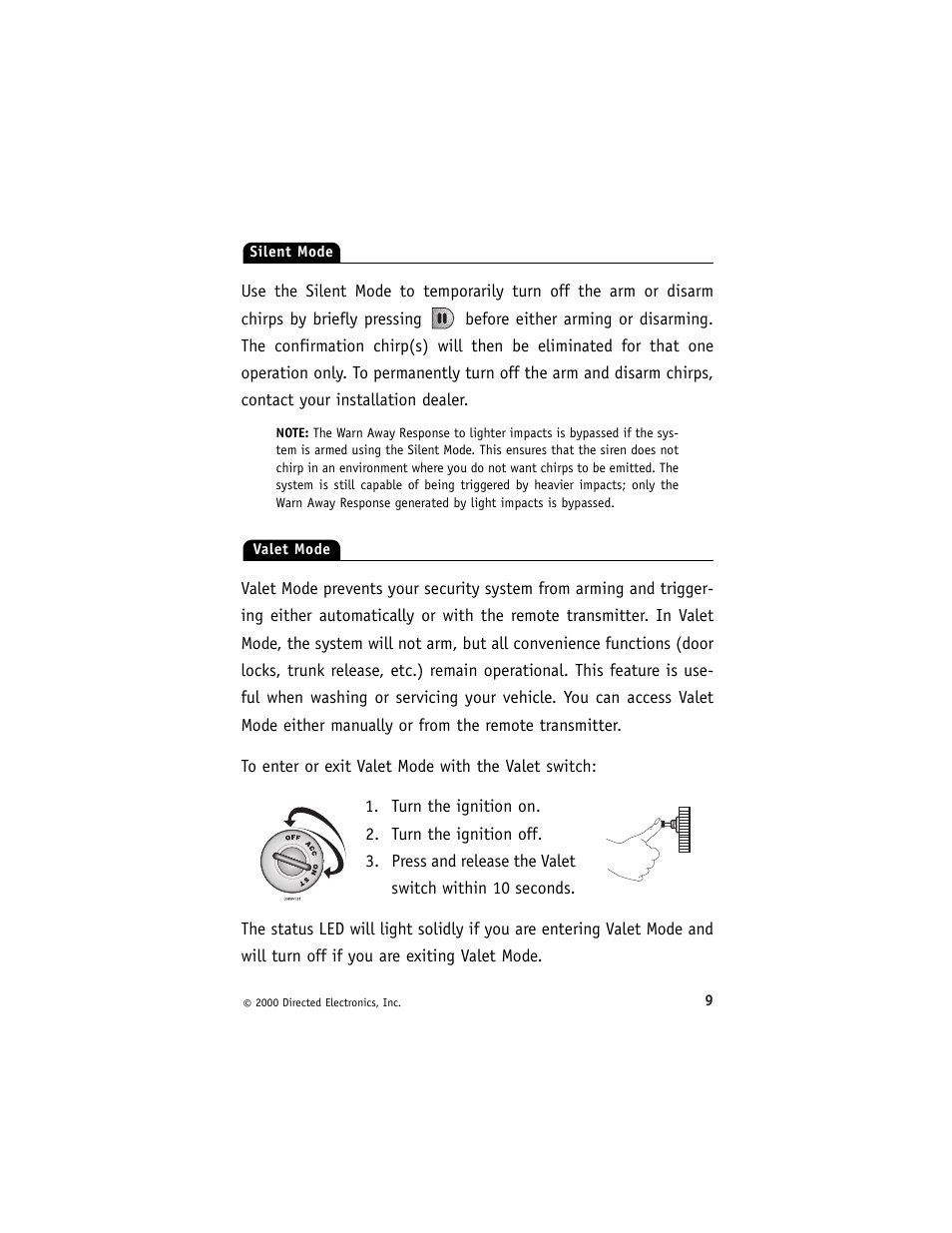 Directed Electronics 431R User Manual | Page 13 / 28