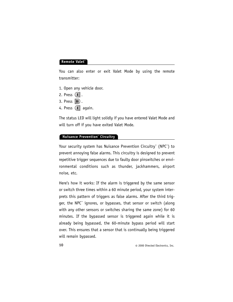 Directed Electronics 431R User Manual | Page 14 / 28