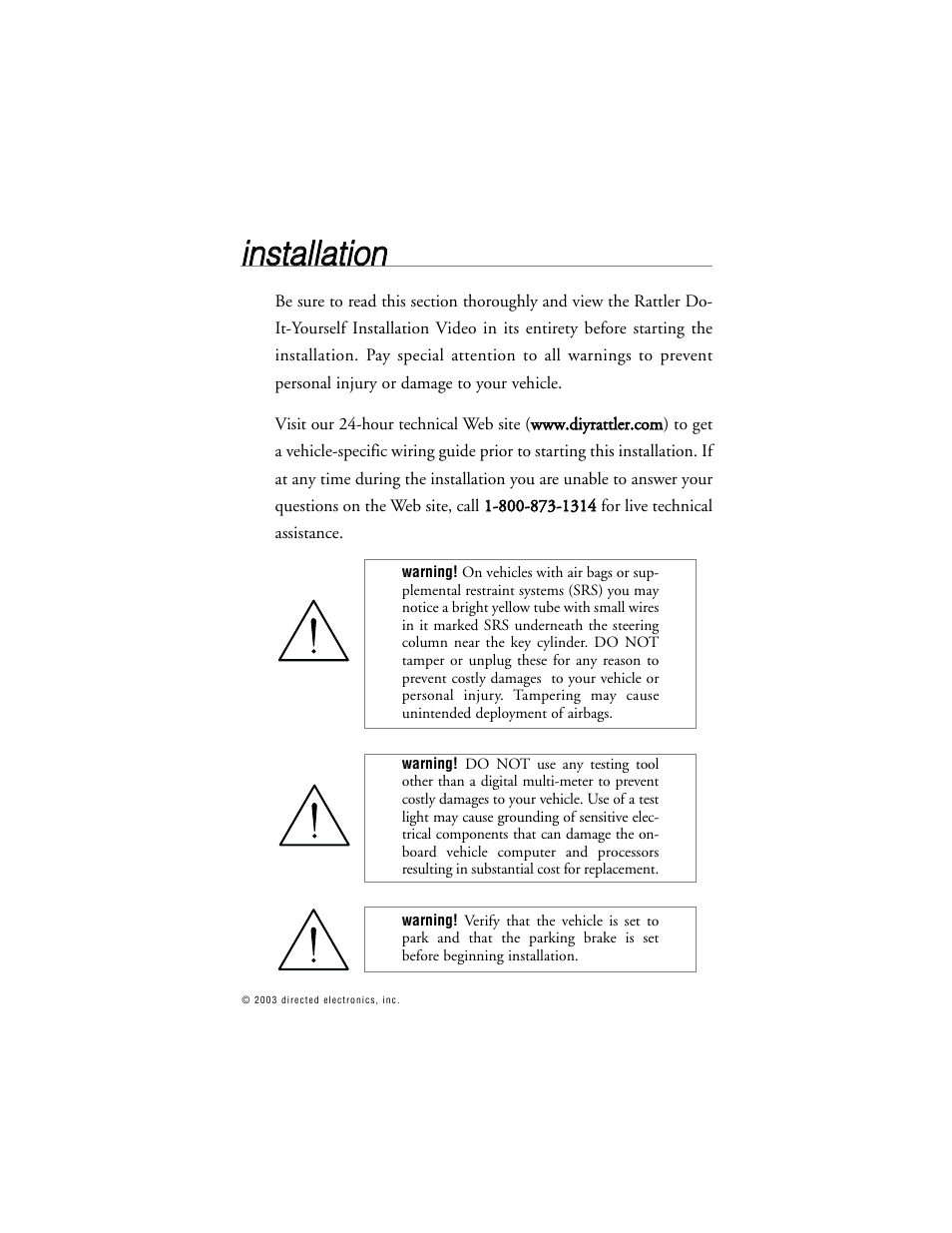 Directed Electronics G322R User Manual | Page 10 / 55