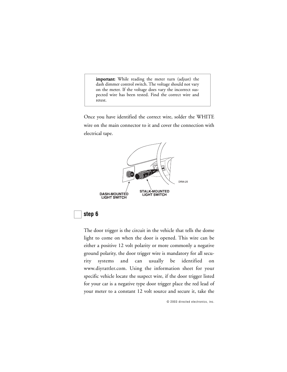 Directed Electronics G322R User Manual | Page 17 / 55