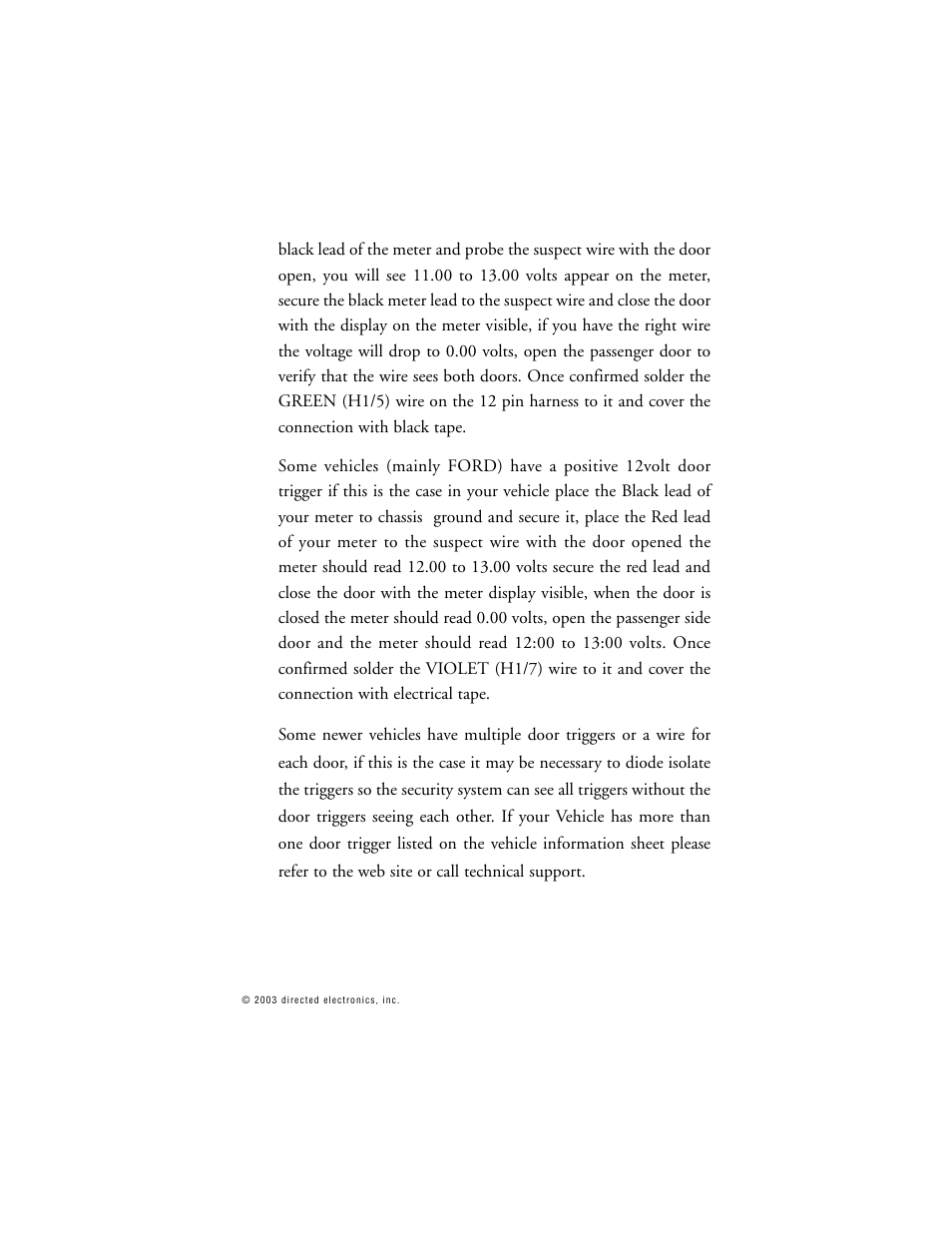 Directed Electronics G322R User Manual | Page 18 / 55