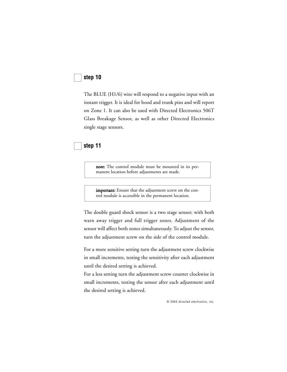 Directed Electronics G322R User Manual | Page 21 / 55