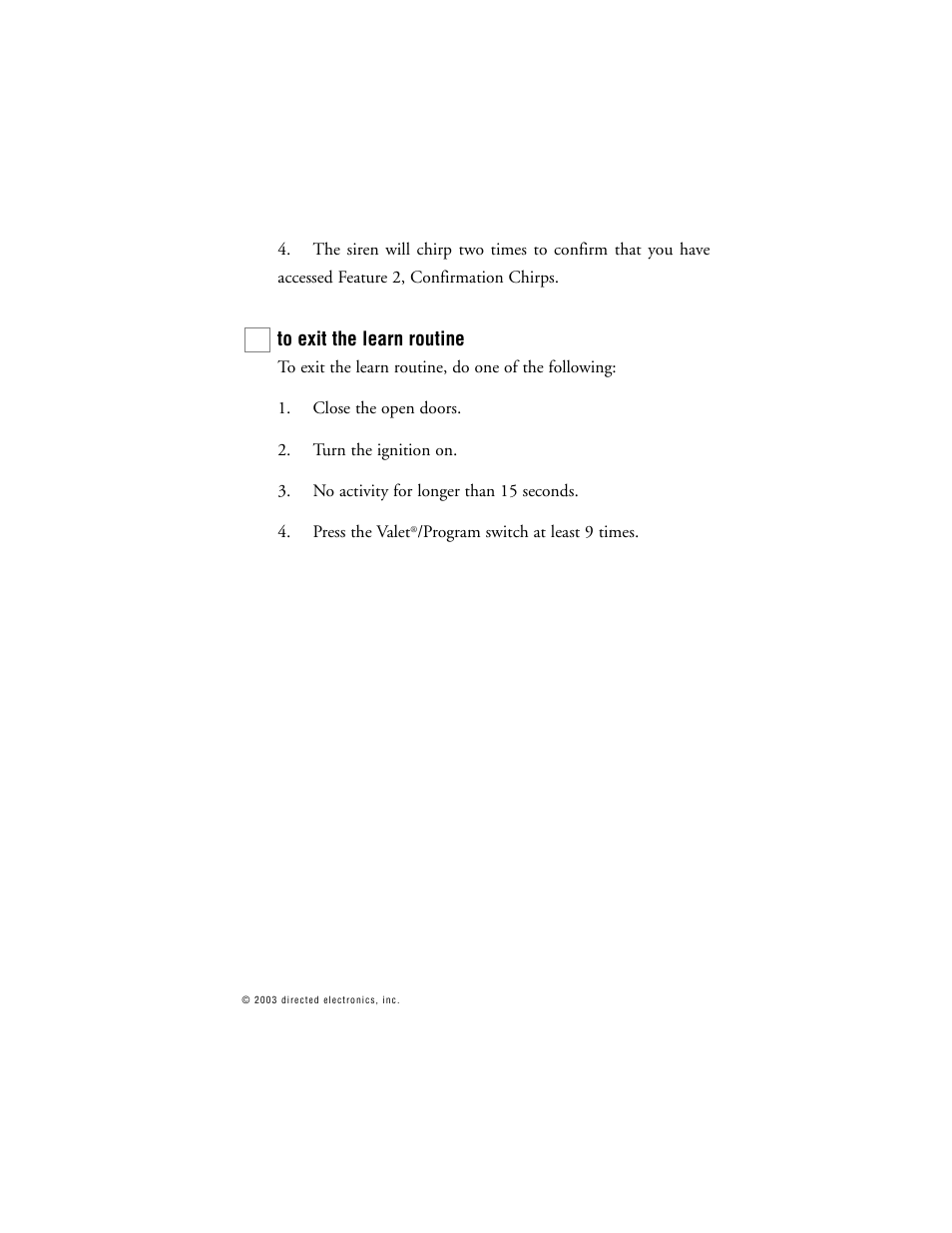 Directed Electronics G322R User Manual | Page 30 / 55