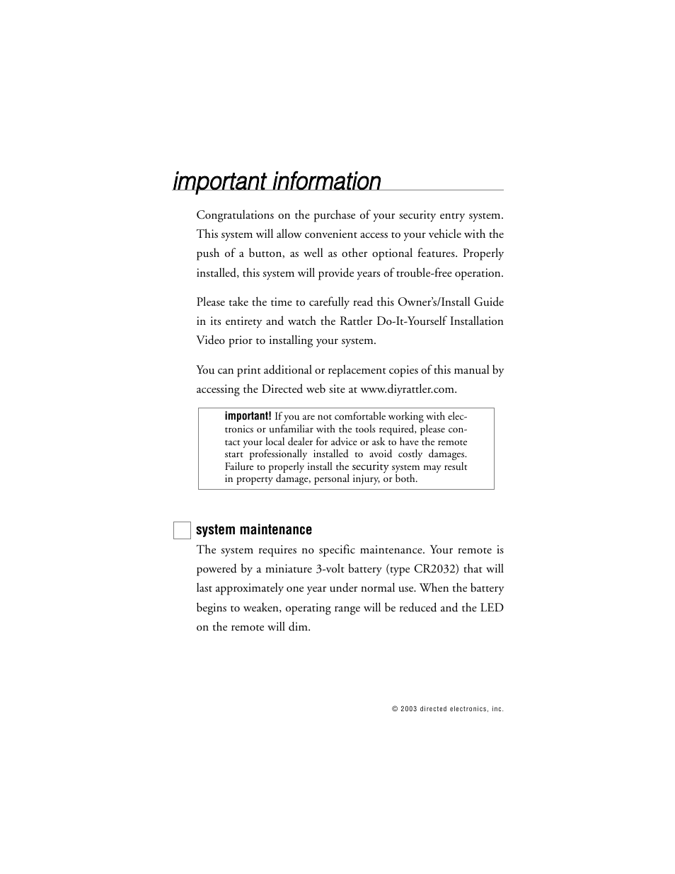Directed Electronics G322R User Manual | Page 7 / 55