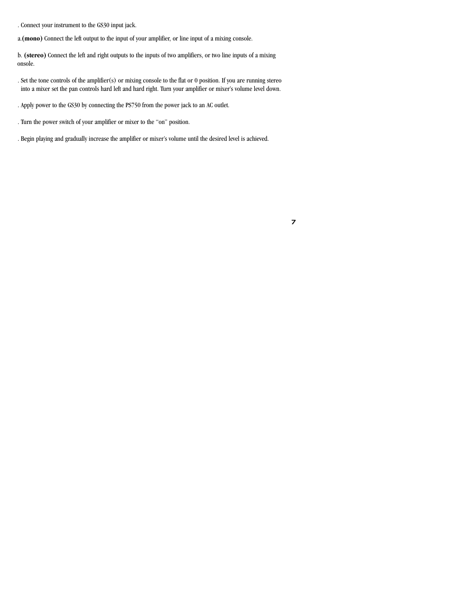 DOD GS30 User Manual | Page 11 / 36