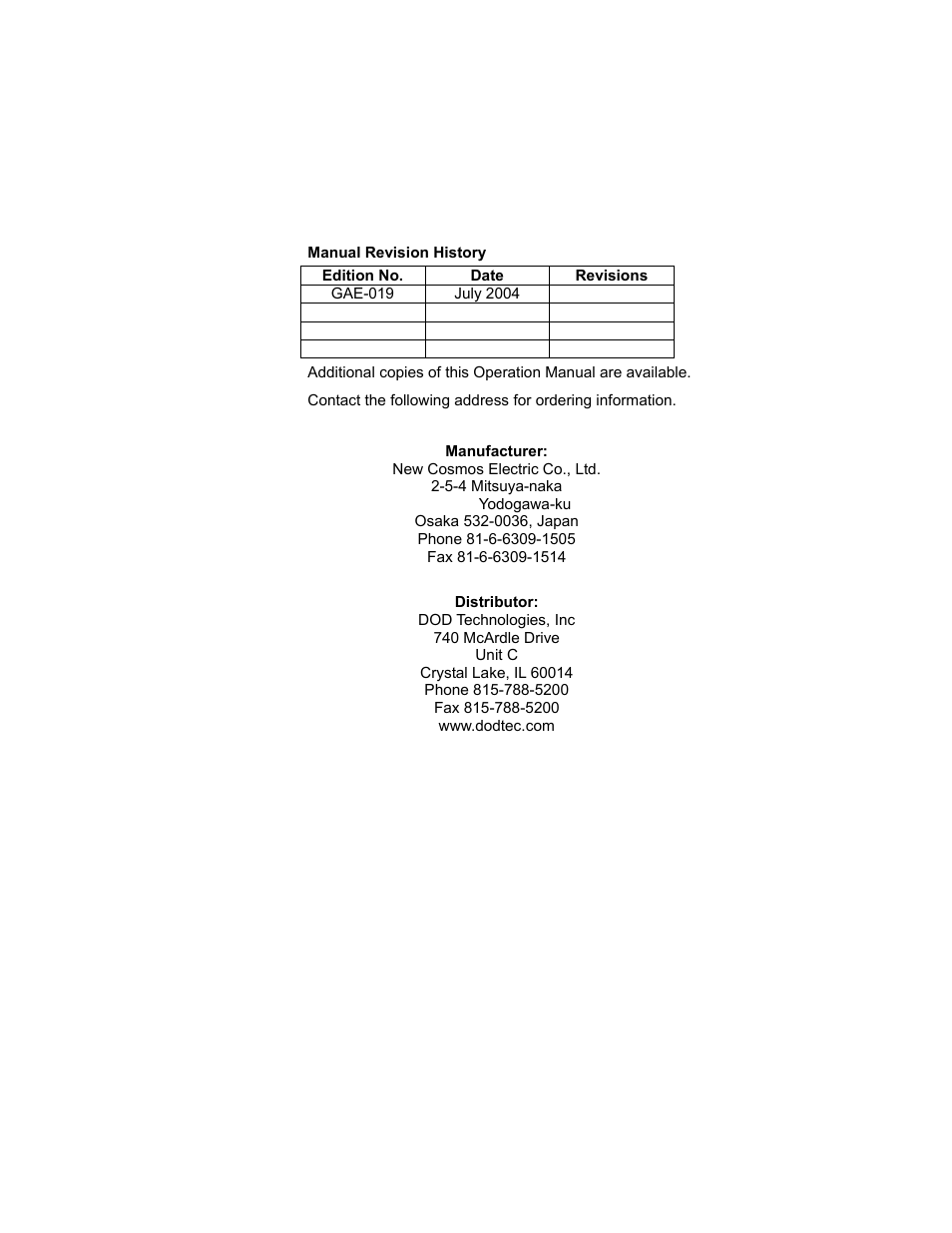 DOD PS-7 User Manual | Page 9 / 9