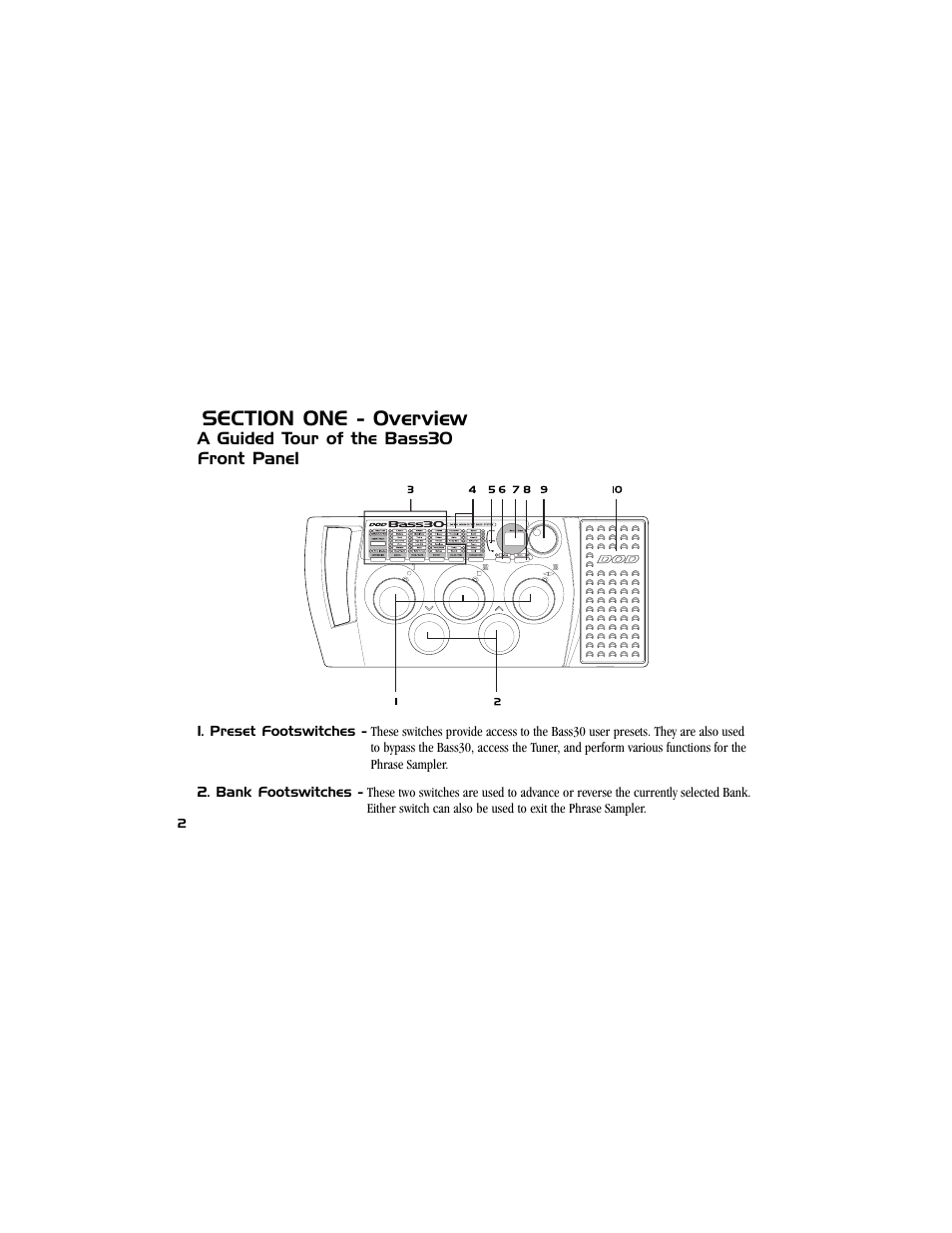 DOD Bass30 User Manual | Page 6 / 38