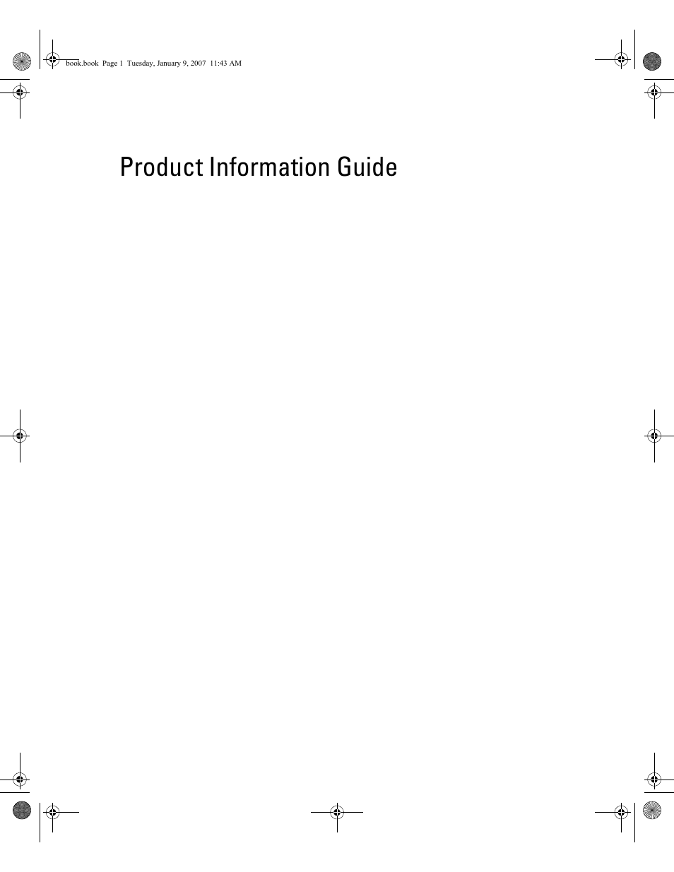 Product information guide | Dell ECX User Manual | Page 3 / 222