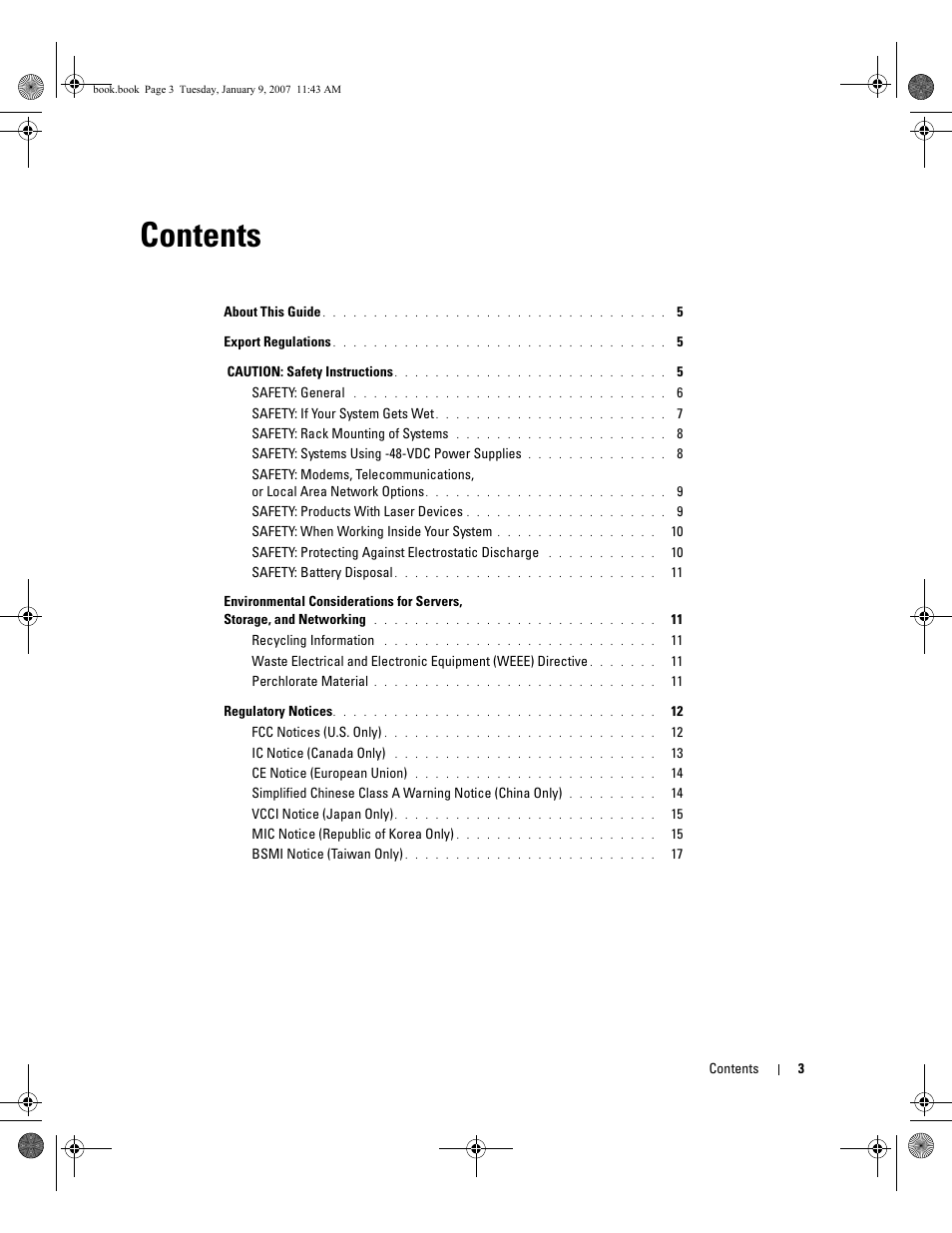 Dell ECX User Manual | Page 5 / 222