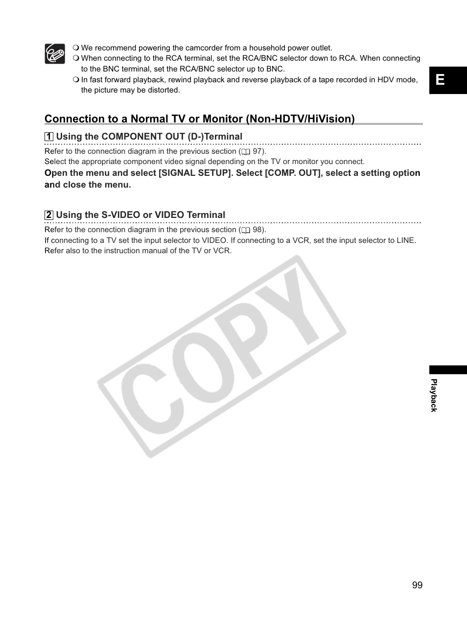 Canon XLH1 User Manual | Page 99 / 157