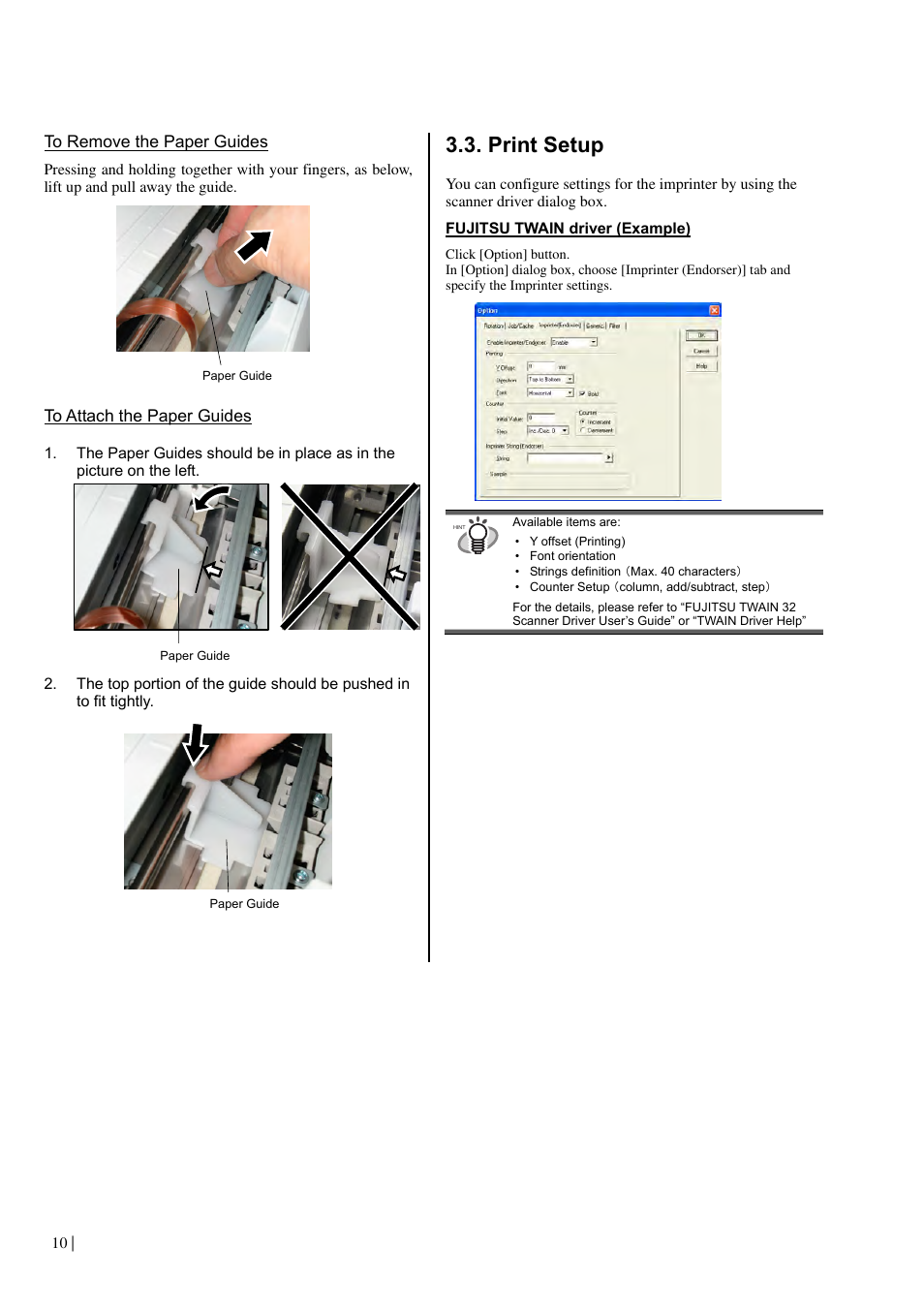 Print setup | Dell fi-412PR User Manual | Page 14 / 128