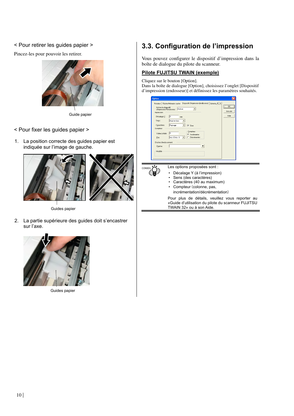 Configuration de l’impression | Dell fi-412PR User Manual | Page 34 / 128