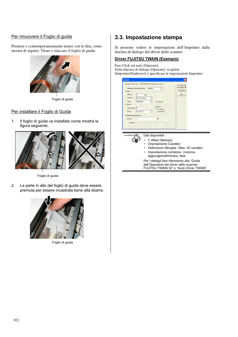 Impostazione stampa | Dell fi-412PR User Manual | Page 74 / 128