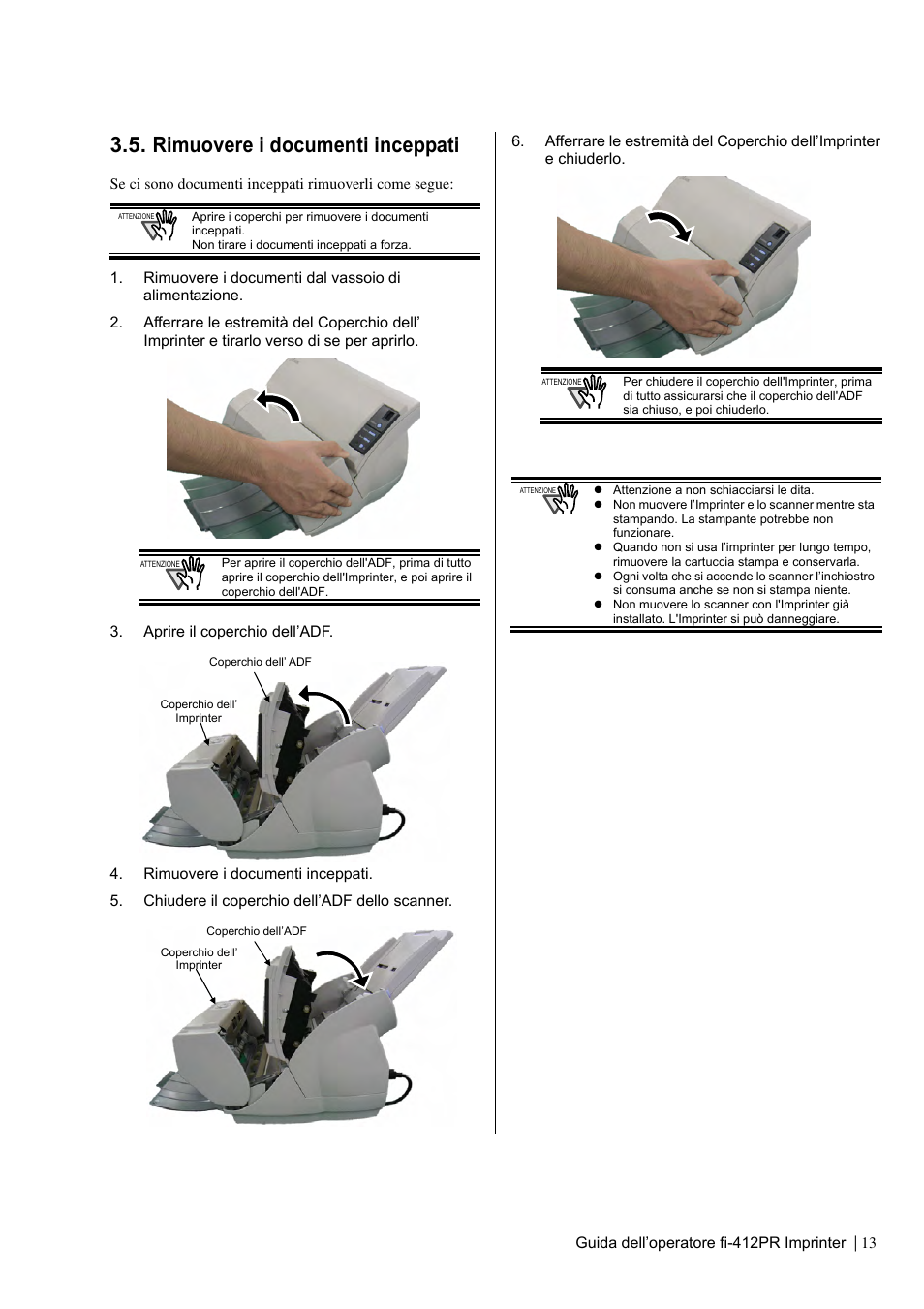Rimuovere i documenti inceppati | Dell fi-412PR User Manual | Page 77 / 128