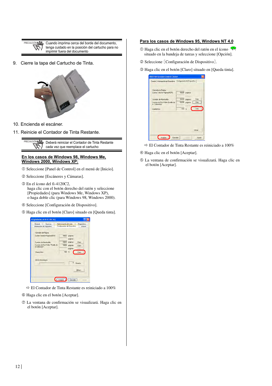 Extracción de documentos atascados | Dell fi-412PR User Manual | Page 96 / 128