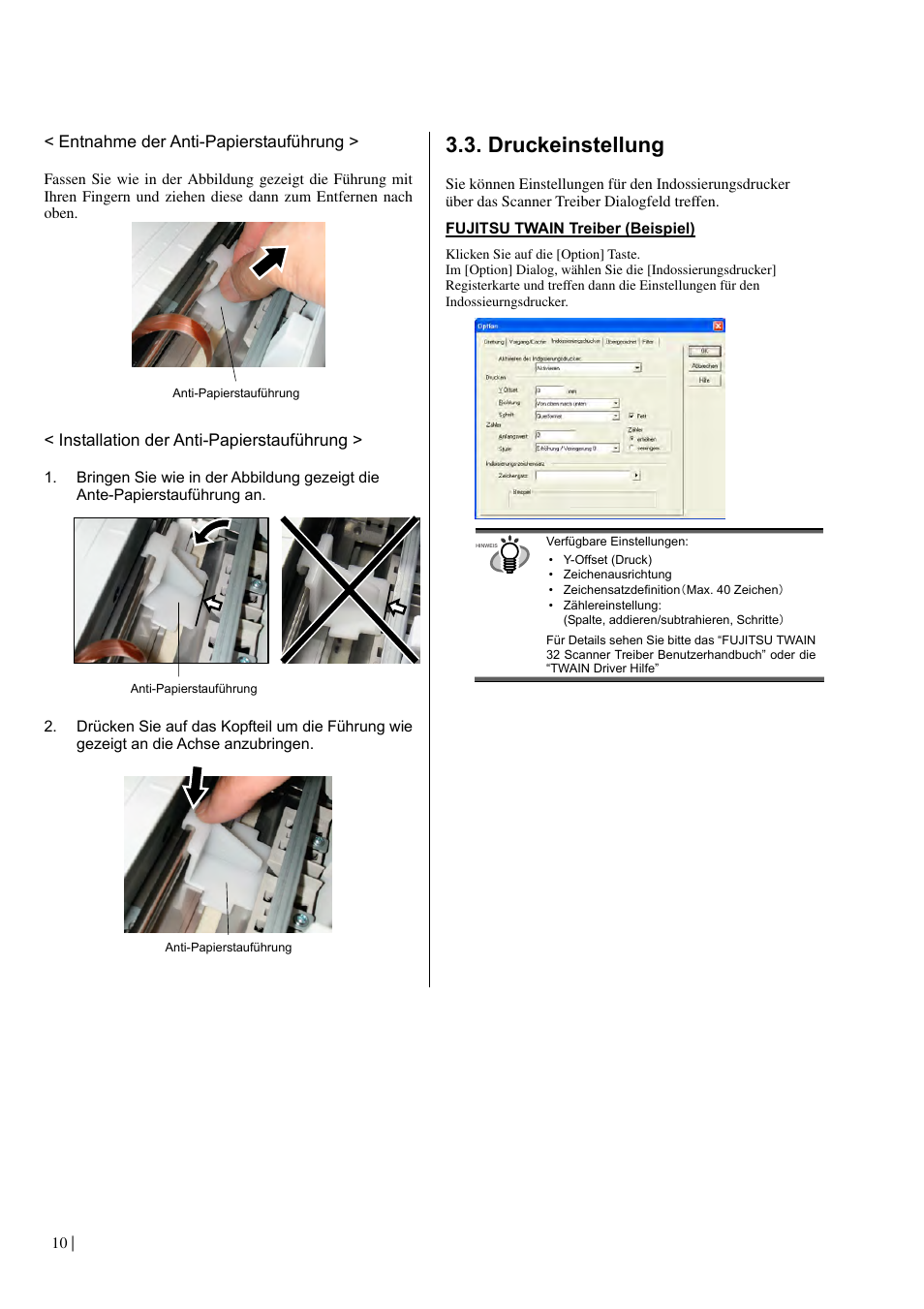 Druckeinstellung | Dell fi-565PR User Manual | Page 54 / 128